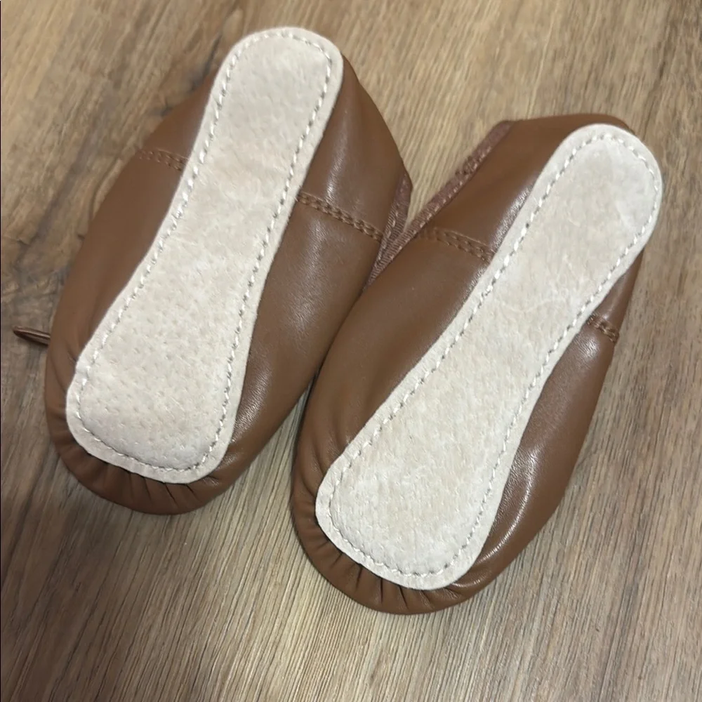 Freestyle Brown Kids Ballet Flats